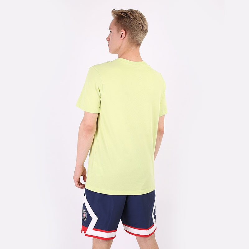 мужская салатовая футболка Jordan Jumpman Dri-FIT CW5190-352 - цена, описание, фото 4